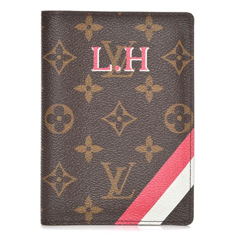 Passport Cover LV Monogram .